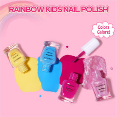 Vernis TOMICCA pour enfants : séchage rapide pour terminer vite les ongles.