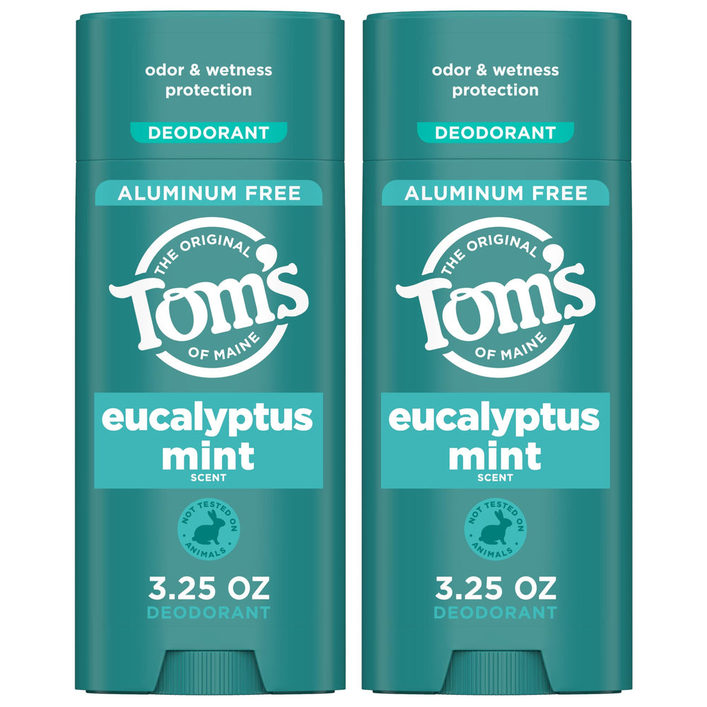Tom's of Maine Eucalyptus Mint baton-deodorant: fraîcheur naturelle et protection durable.