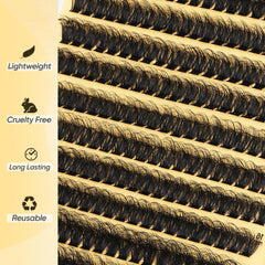 TOOCHUNAG bande-cils-ultra-fine-0-07mm offre port confortable et aspect naturel.
