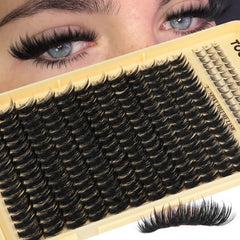TOOCHUNAG cils épais en grappes spikes pour un regard plus ouvert