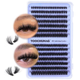 TOOCHUNAG cils pelucheux, groupes 60D+80D, volume naturel sans peser