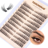 TOOCHUNAG clusters 3D wispy avec bandes coton pour confort durable