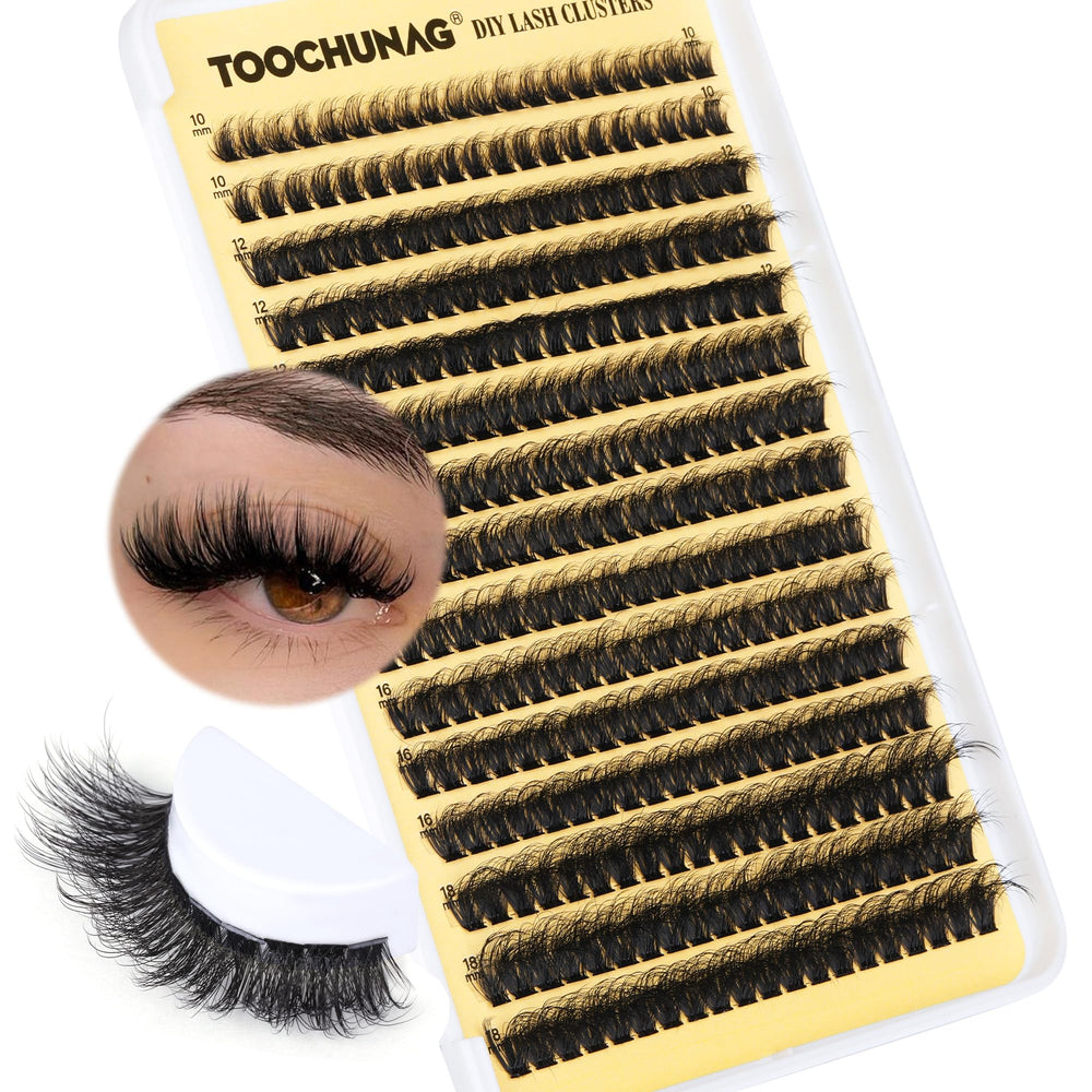TOOCHUNAG groupe-cils-fluff-80d offre un volume léger pour un regard naturel.
