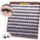 TOOCHUNAG groupements de cils Fairy 9-12mm pour effet naturel.