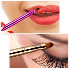 Pinceau TOODOO double face, embout polyvalent pour lèvres et yeux.
