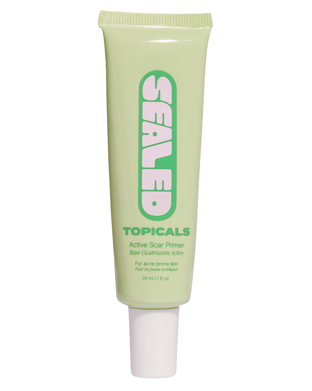 Topicals Sealed Primer: texture peau lisse prête au maquillage.