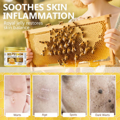 Topicy Bee Venom Cream being applied to skin for hydration