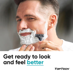 Toptech Rasoir3 pour homme — lames ultra tranchantes pour une coupe précise.
