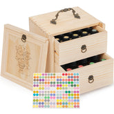 Toribio: boîte de rangement pour 40 huiles essentielles, organisation claire.