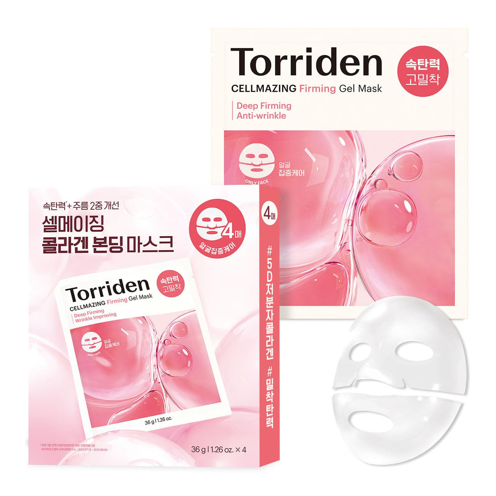 Torriden CELLMAZING masque gel embossé visage, absorption rapide des actifs