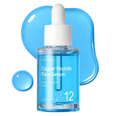 Sérum cuivre et peptides TOSOWOONG, flacon 33ml, hydratation intense et fermeté.