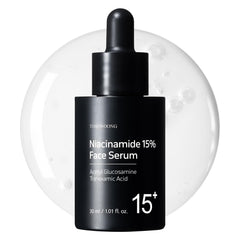 Sérum Niacinamide 15% TOSOWOONG – bouteille élégante qui aide à resserrer les pores.