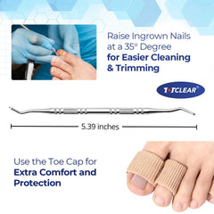 Totclear kit-complet-ongle-incarne : ensemble pratique pour l’entretien régulier.