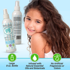 TotLogic Kids soin capillaire aux huiles essentielles, parfum naturel apaisant.