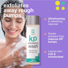 TOUCH KP Douche – flacon avec acide glycolique 15% pour exfolier en douceur.
