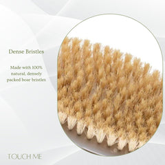 Touch Me brins sanglier naturels fournissent une exfoliation naturelle et efficace