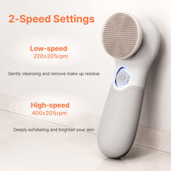 TouchBeauty brosse douce fibres pour un soin facial doux et régulier.