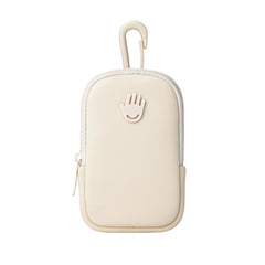 Touchland Touchette ivoire avec attache-mousqueton pour sac ou ceinture.