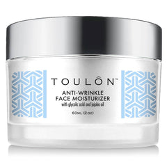 TOULON crème acide glycolique 10% pour le visage, hydratante et exfoliante.
