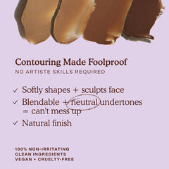 Application au doigt de Sculptino pour un contour doux.
