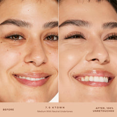 Tower 28 Swipe Serum Concealer – cernes masqués avec une couvrance naturelle et légère.