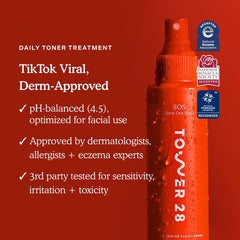 Tower 28 SOS Daily Rescue : spray d’acide hypochloreux pour calmer les irritations possibles.