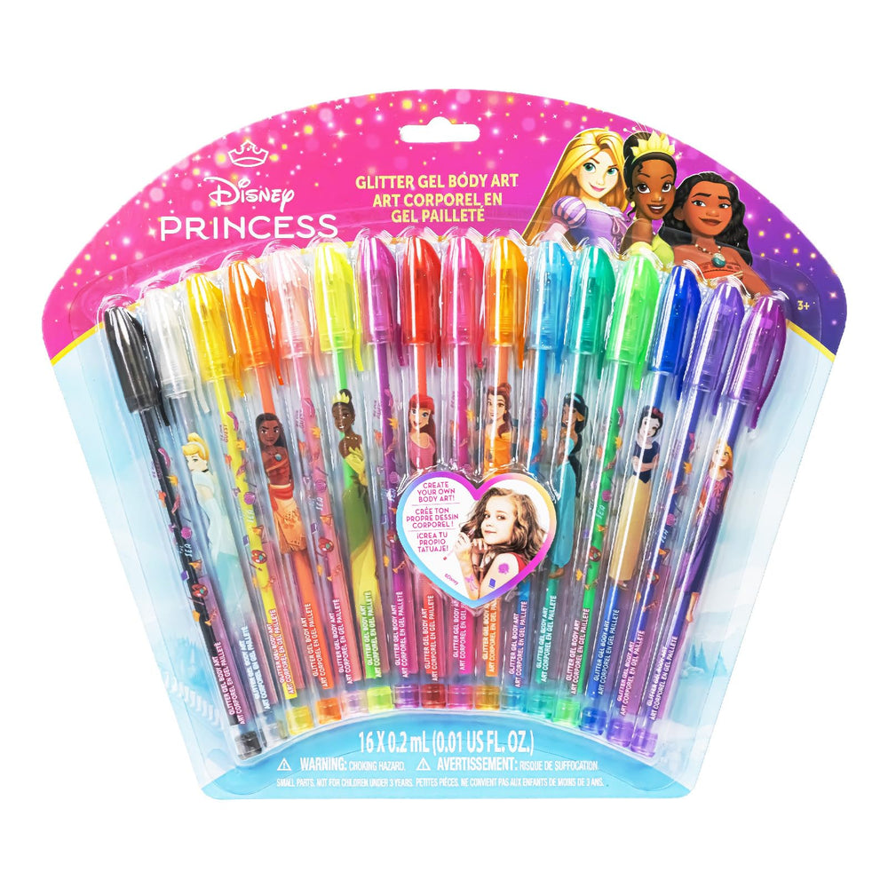 Townley Girl Disney Princess: ensemble stylo gel brillant corps pour des paillettes éclatantes.