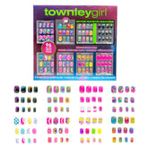 Townley Girl ensemble 96 ongles pré-collés pour une application rapide.