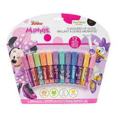 Townley Girl Minnie brillants lèvres 12 pièces, idéal pour fêtes et jeux imaginatifs.