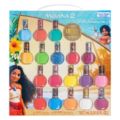 Vernis Townley Girl Moana 2, bouteilles chatoyantes, idéal pour les jeux spa des petites filles.