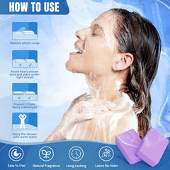 TranquilBliss galets vapeur douche camomille, douceur apaisante nocturne