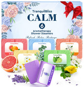 TranquilBliss galets vapeur douche eucalyptus, détente rapide sous la douche