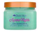 Tree Hut Aurora Nights gommage en bocal, exfoliation douce pour peau lisse.