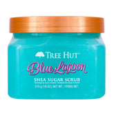 Tree Hut Blue Lagoon – bouteille du gommage avec parfum océanique pour peau lisse après douche