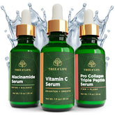 Sérum vitamine C Tree of Life Beauté dans flacon pour éclat durable
