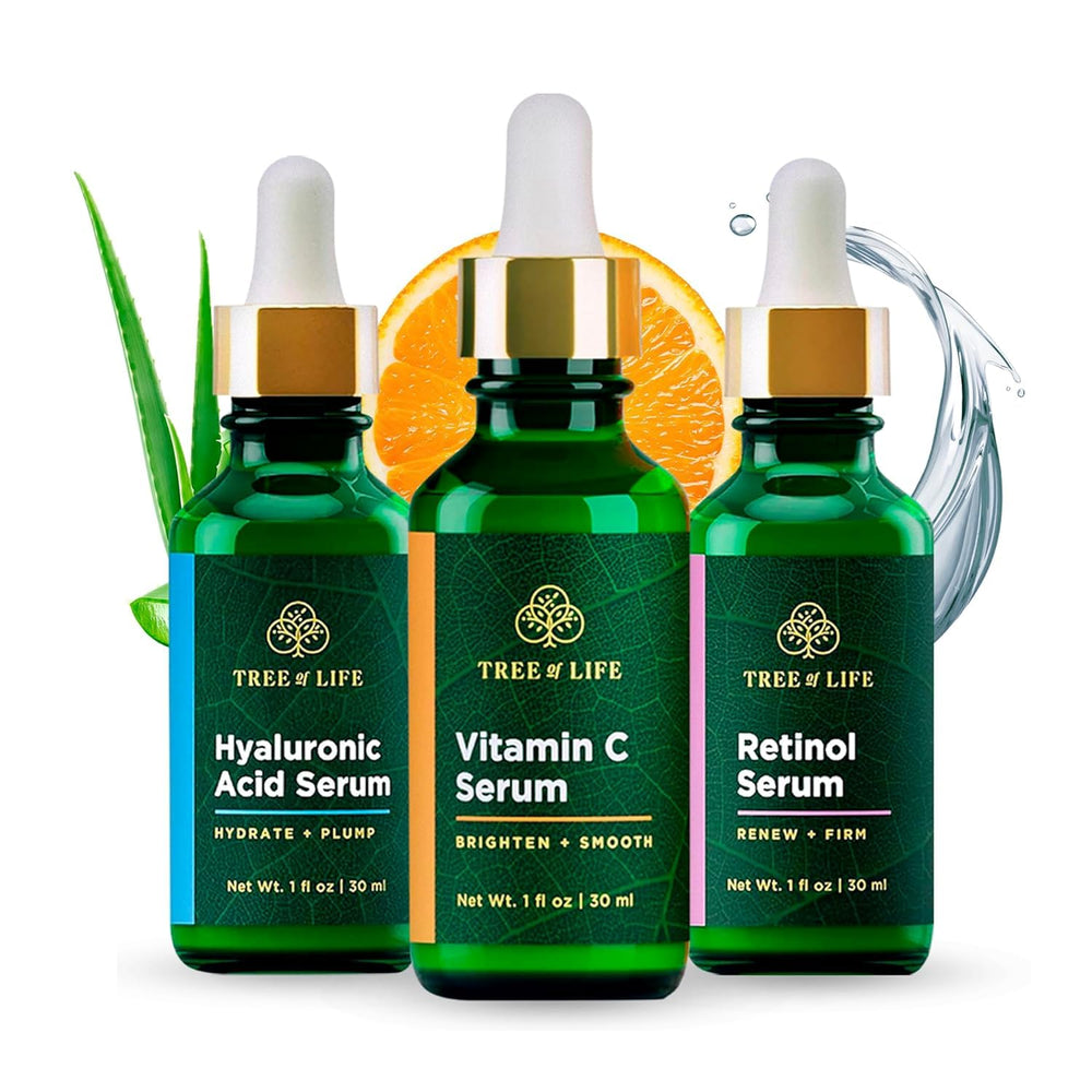 Tree of Life Beauty Sérum vitamine C en bouteille pour un teint plus uniforme.