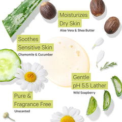Tree to Tub aloe bio, hydratation légère après le lavage.