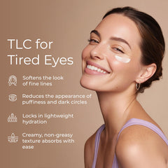 Tree to Tub Crème Yeux Rides Visage lisse les ridules et offre douceur.