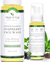 Tree to Tub nettoyant visage sensible — bouteille prête pour un nettoyage doux au quotidien.