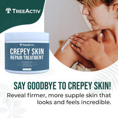 TreeActiv Crème crepée - application en massage circulaire pour absorption optimale