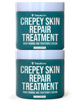TreeActiv Crème réparatrice pour peau crépée, bouteille 2-pack, hydratation continue.