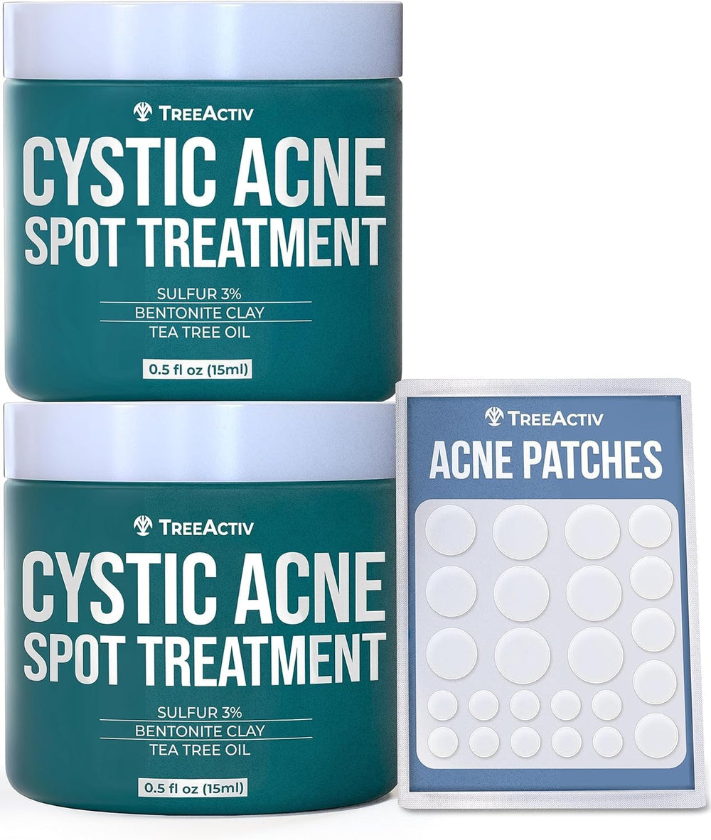 TreeActiv traitement acné cystique visage – action nocturne ciblée.