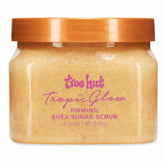 Gommage Tree Hut Tropic Glow au sucre et karité — exfoliation douce pour peau lisse.