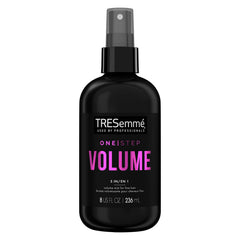 TRESemmé brume volume 5-en-1 sur les racines pour un rehaussement léger.