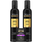 Tresemme duo mousse et masque – coffret pour coiffage durable et soin nourrissant.