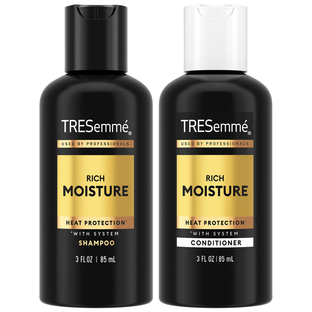 Ensemble TRESemmé shampooing et apres-shampooing hydratants pour cheveux secs et demelage facile