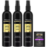 TRESemmé Extra Hold: fixatif non-aérosol pour une tenue durable sur cheveux coiffés.
