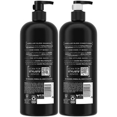 Après-shampoing TRESemmé Lamellar Gloss, flacon généreux pour démêlage facile