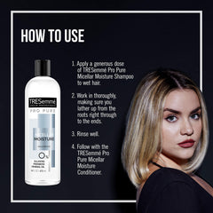 TRESemmé Pro Pure Styler Invisible, flacon: volume et tenue légère.
