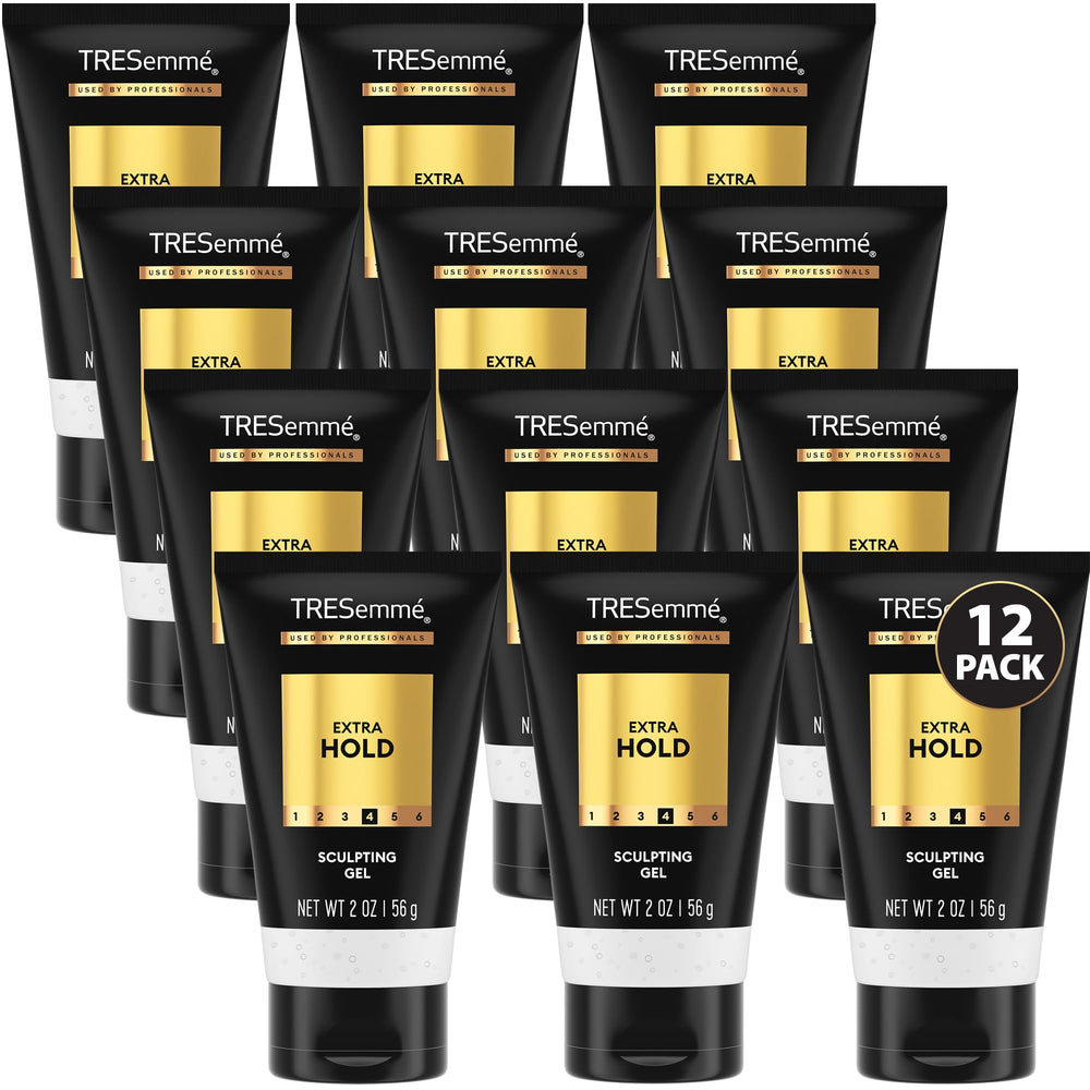 TRESemmé Sculpting Gel, bouteille anti-frizz offrant une tenue durable.